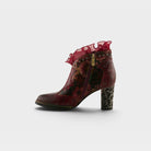 L'Artiste Razzy boots in Bordeaux Multi, side view