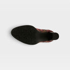 L'Artiste Razzy boots in Bordeaux Multi, outsole view