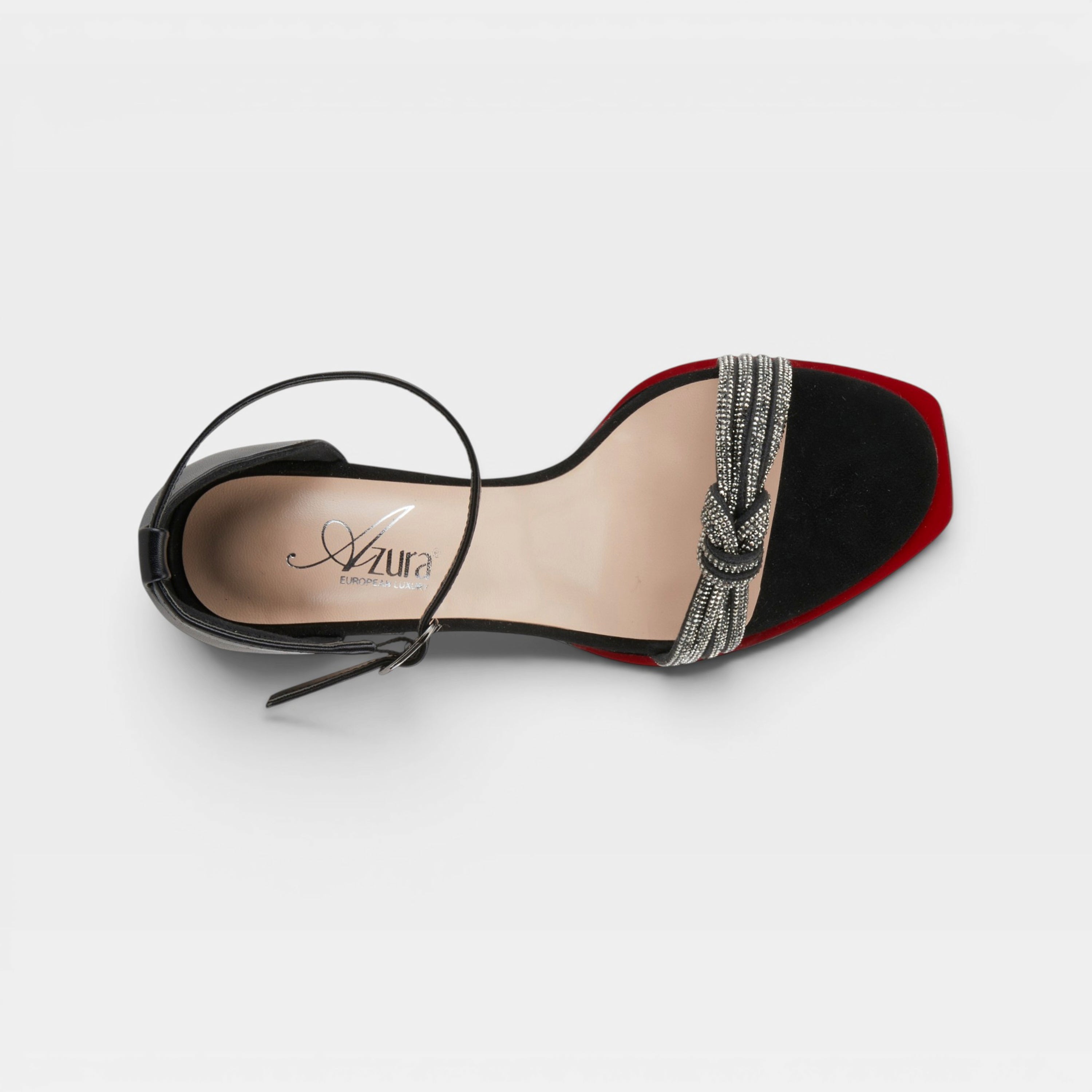 Azura Redhot Black Multi Sandal