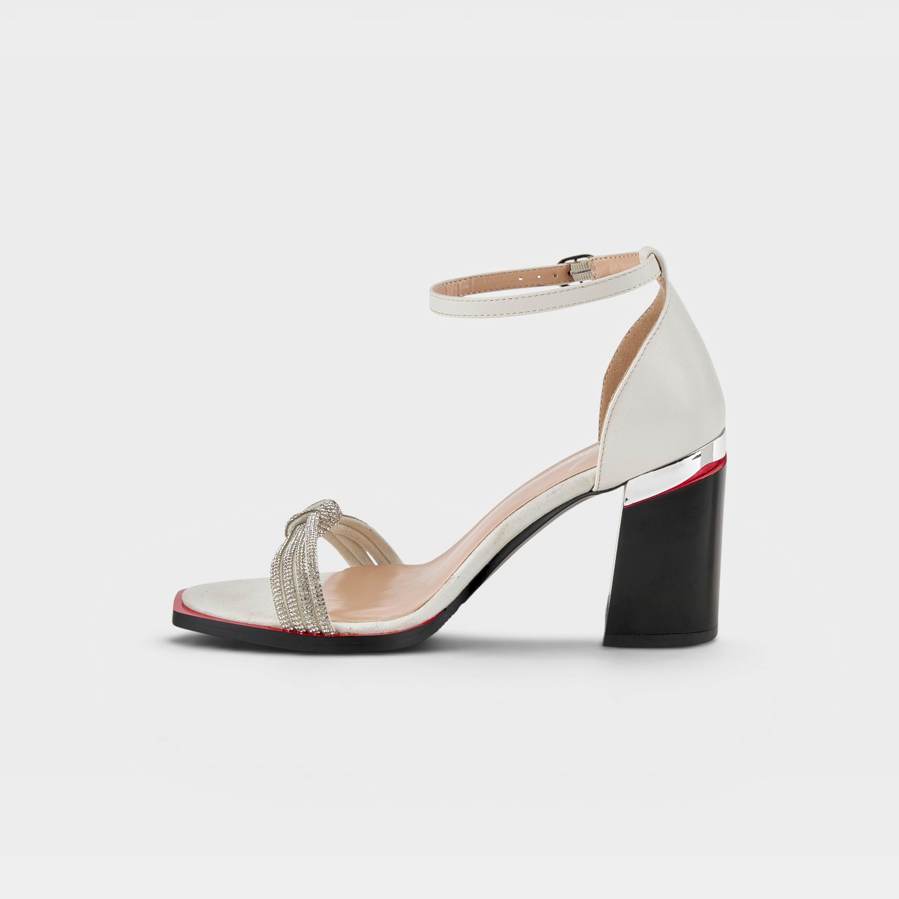 Azura Redhot White Multi Sandal