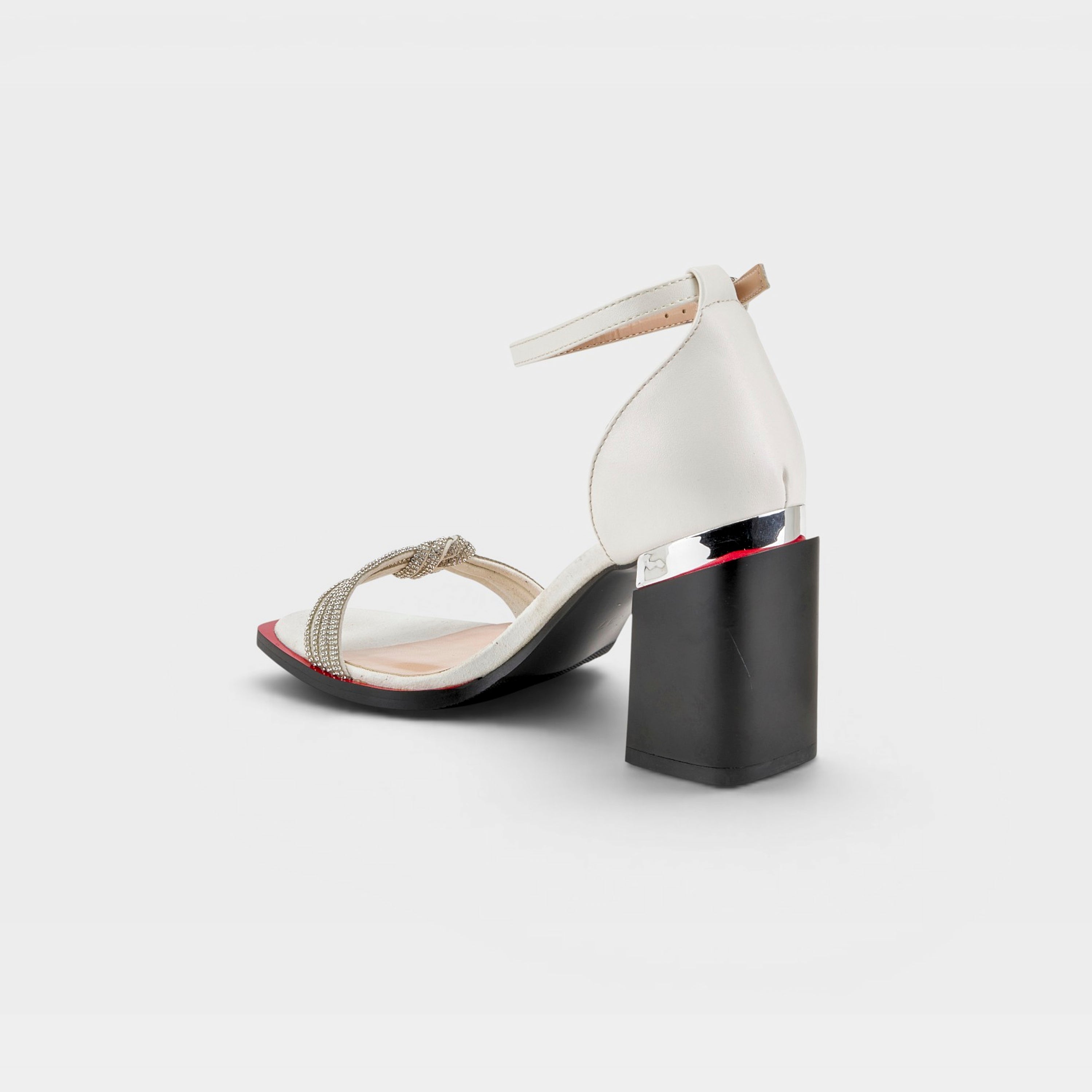 Azura Redhot White Multi Sandal