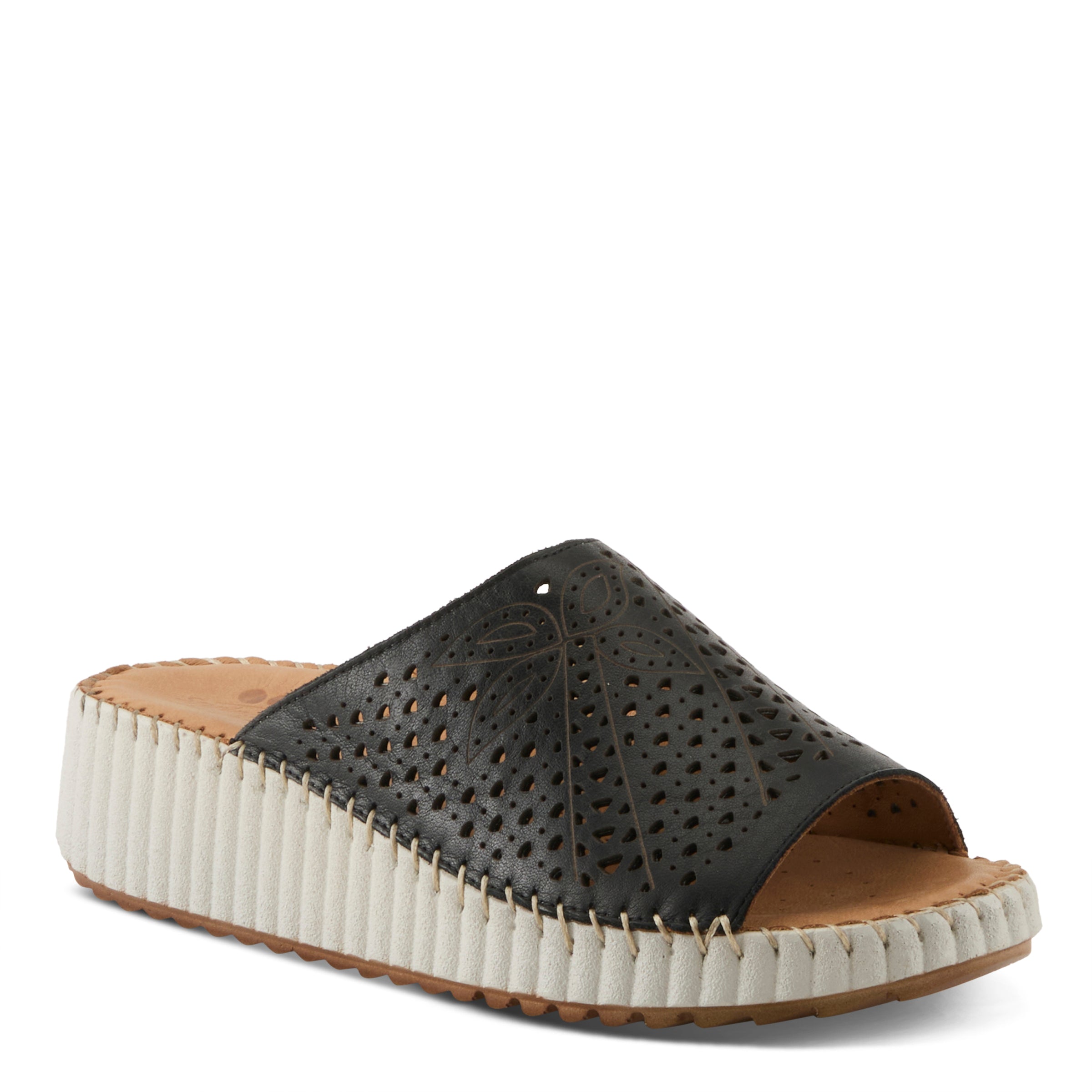Spring Step SPRING STEP RHYDIAN SANDALS sandal in black with comfortable everyday design