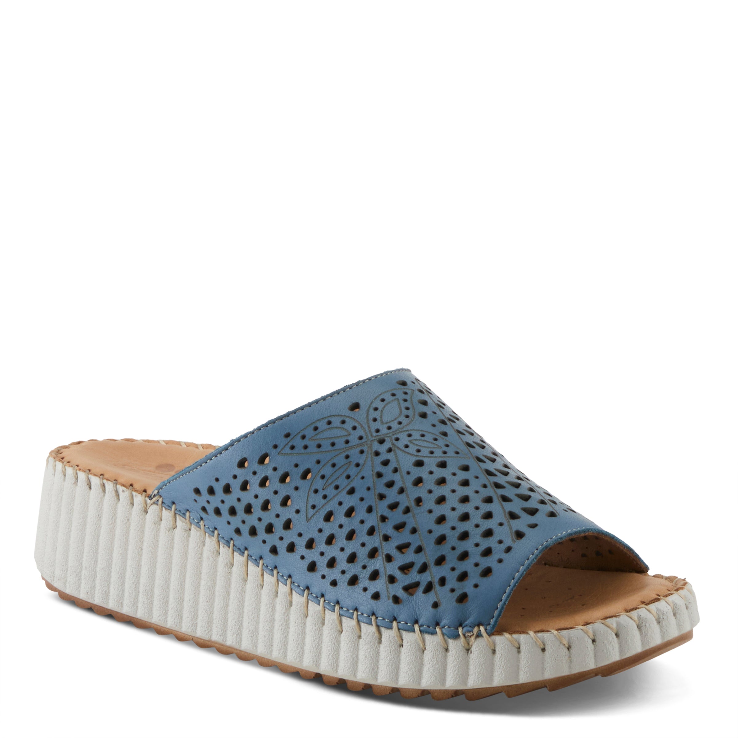 Spring Step SPRING STEP RHYDIAN SANDALS sandal in blue with comfortable everyday design