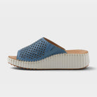 Spring Step Rhydian Blue Casual Sandal