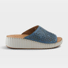 Spring Step Rhydian Blue Casual Sandal