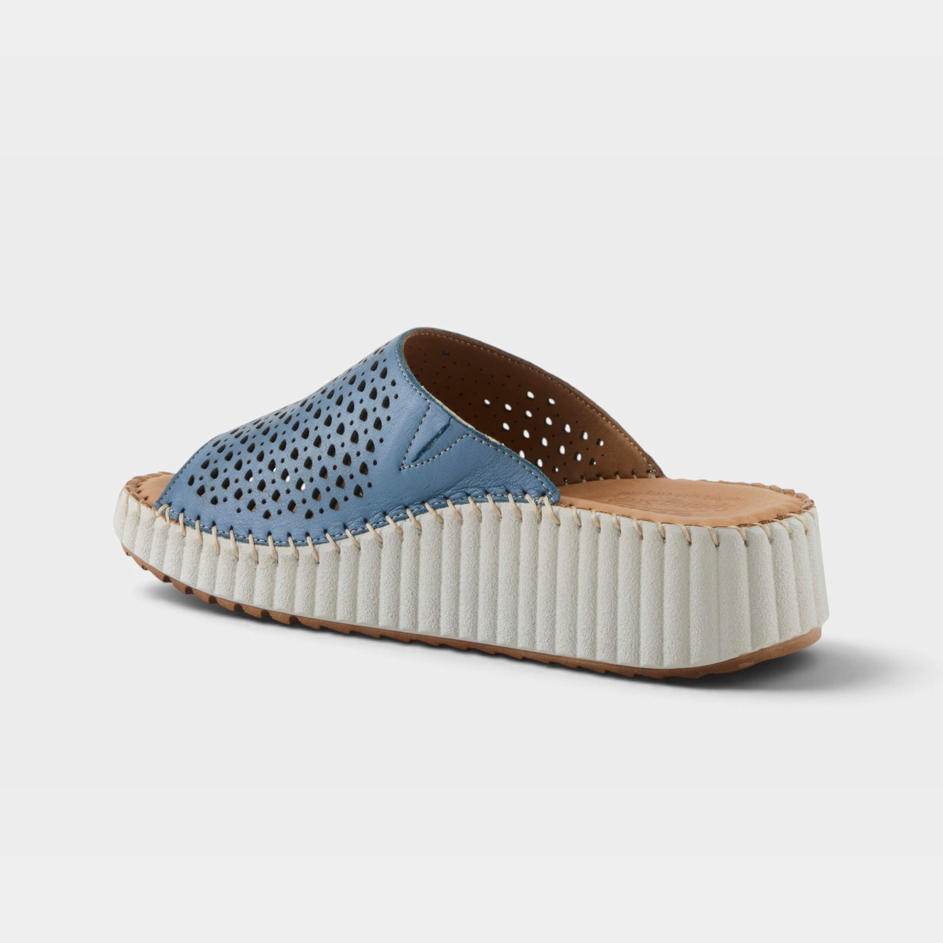 Spring Step Rhydian Blue Casual Sandal