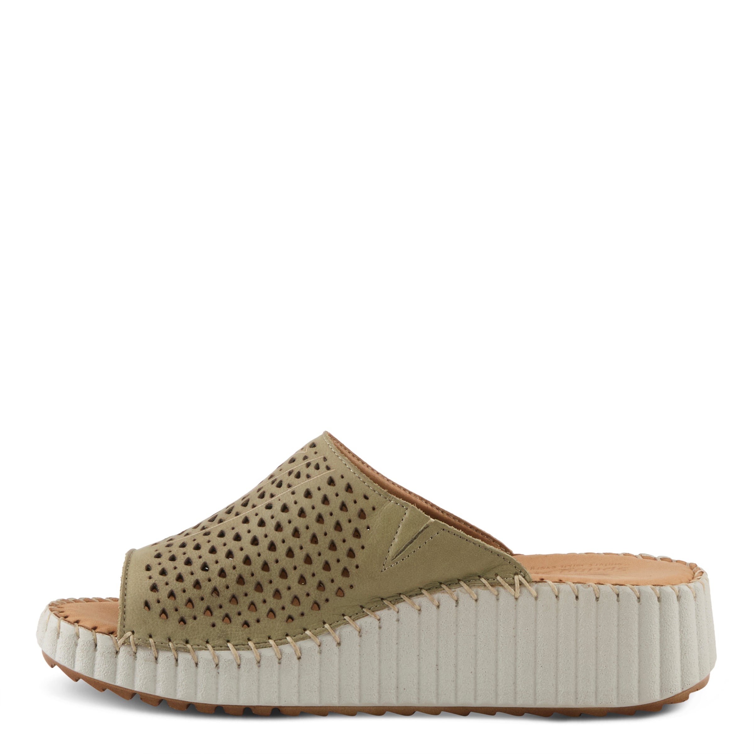 Spring Step SPRING STEP RHYDIAN SANDALS sandal in sage green with comfortable everyday design