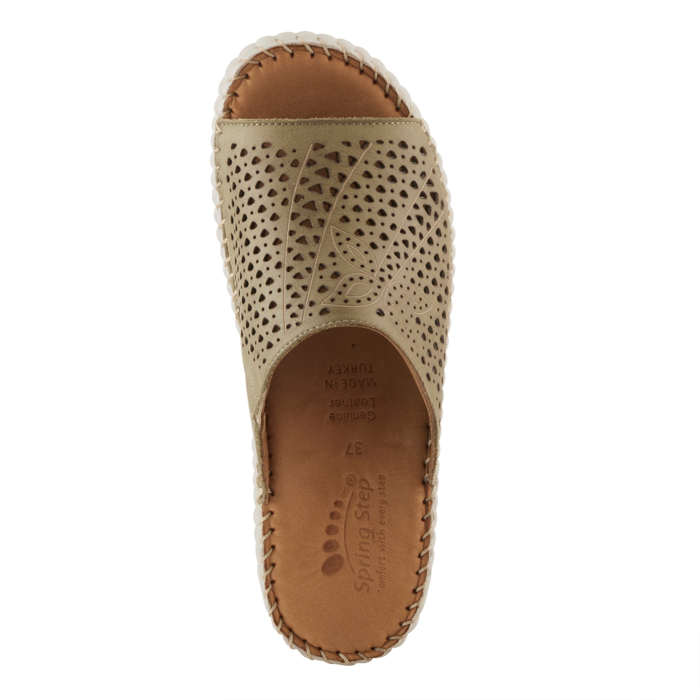 Spring Step SPRING STEP RHYDIAN SANDALS sandal in sage green with comfortable everyday design