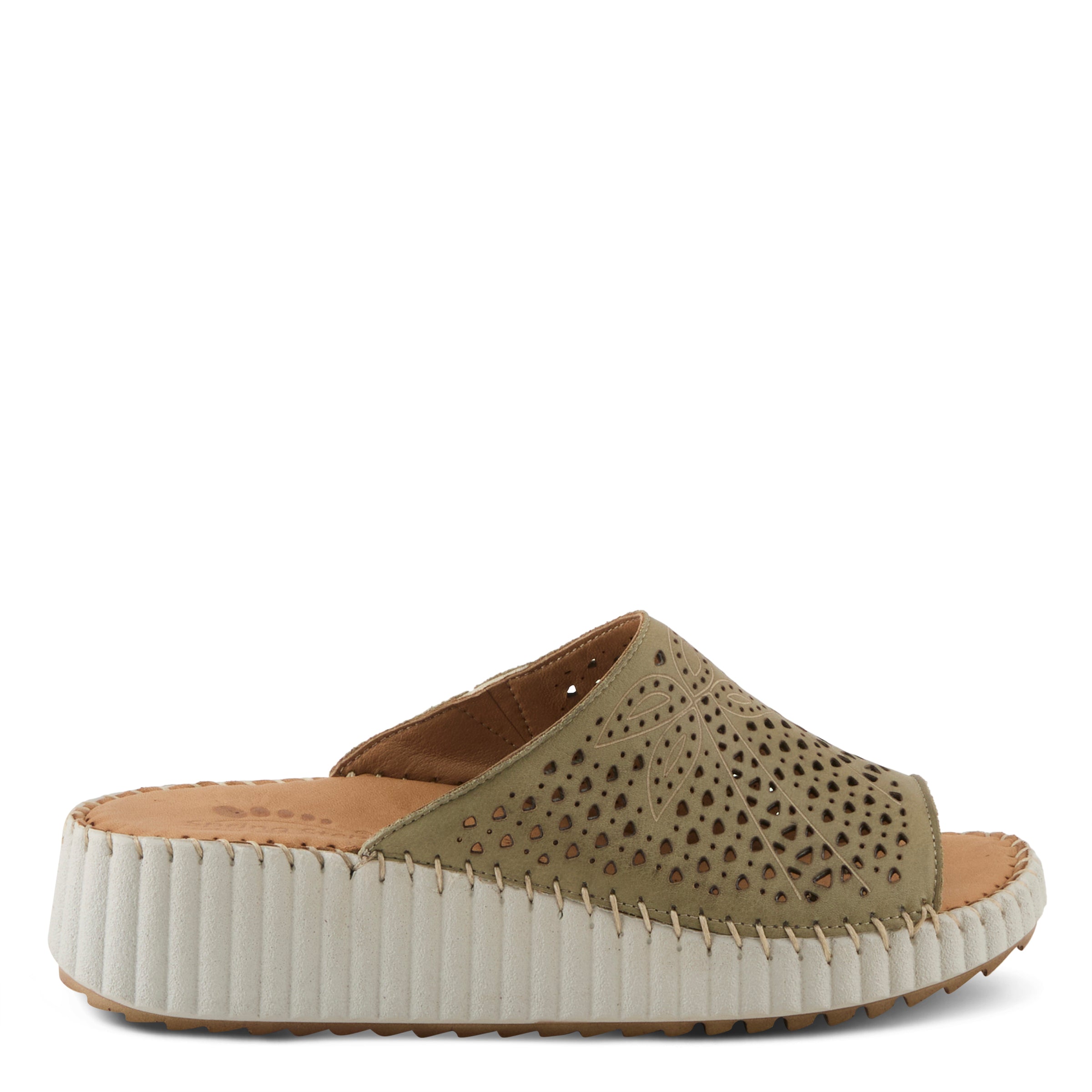 Spring Step SPRING STEP RHYDIAN SANDALS sandal in sage green with comfortable everyday design