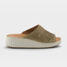 Spring Step Rhydian Sage Green Casual Sandal