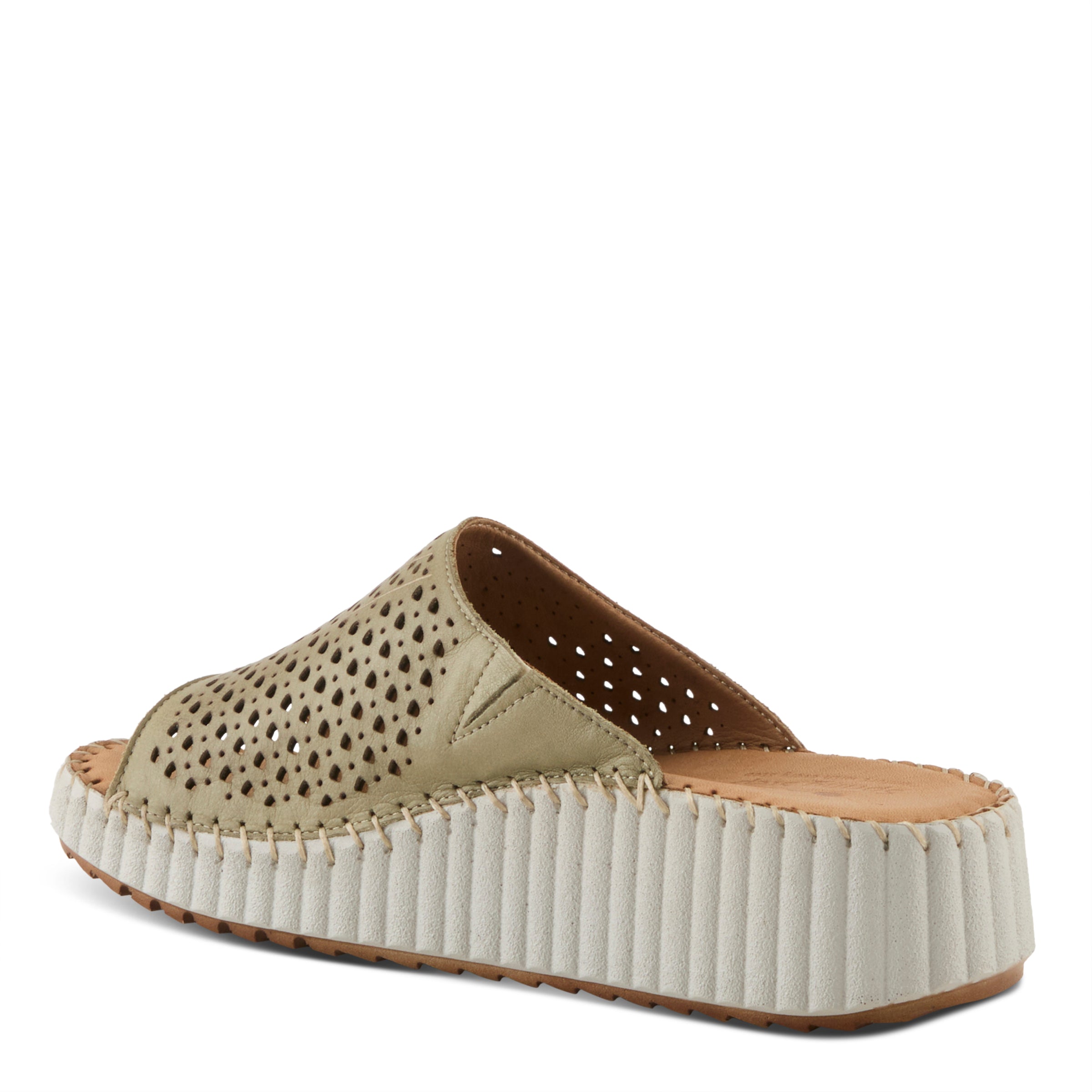 Spring Step SPRING STEP RHYDIAN SANDALS sandal in sage green with comfortable everyday design