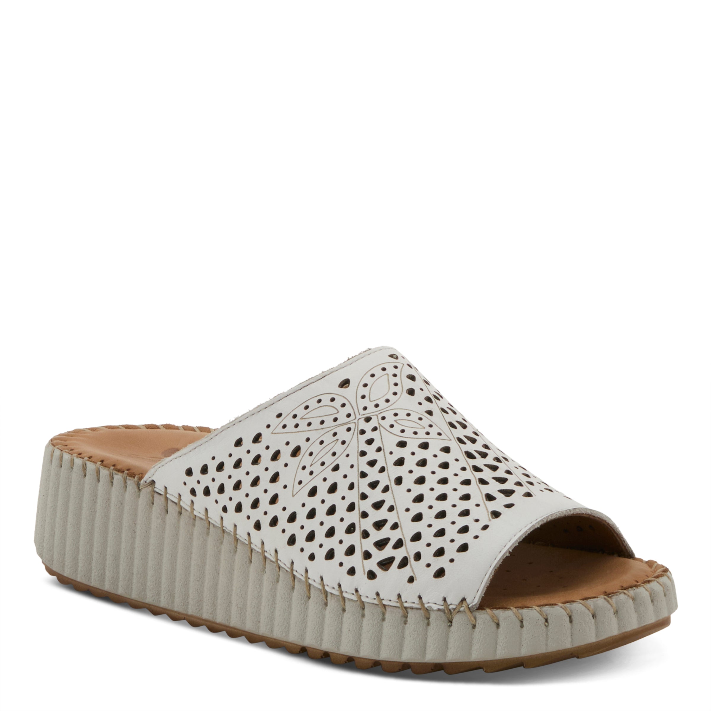 Spring Step SPRING STEP RHYDIAN SANDALS sandal in white with comfortable everyday design