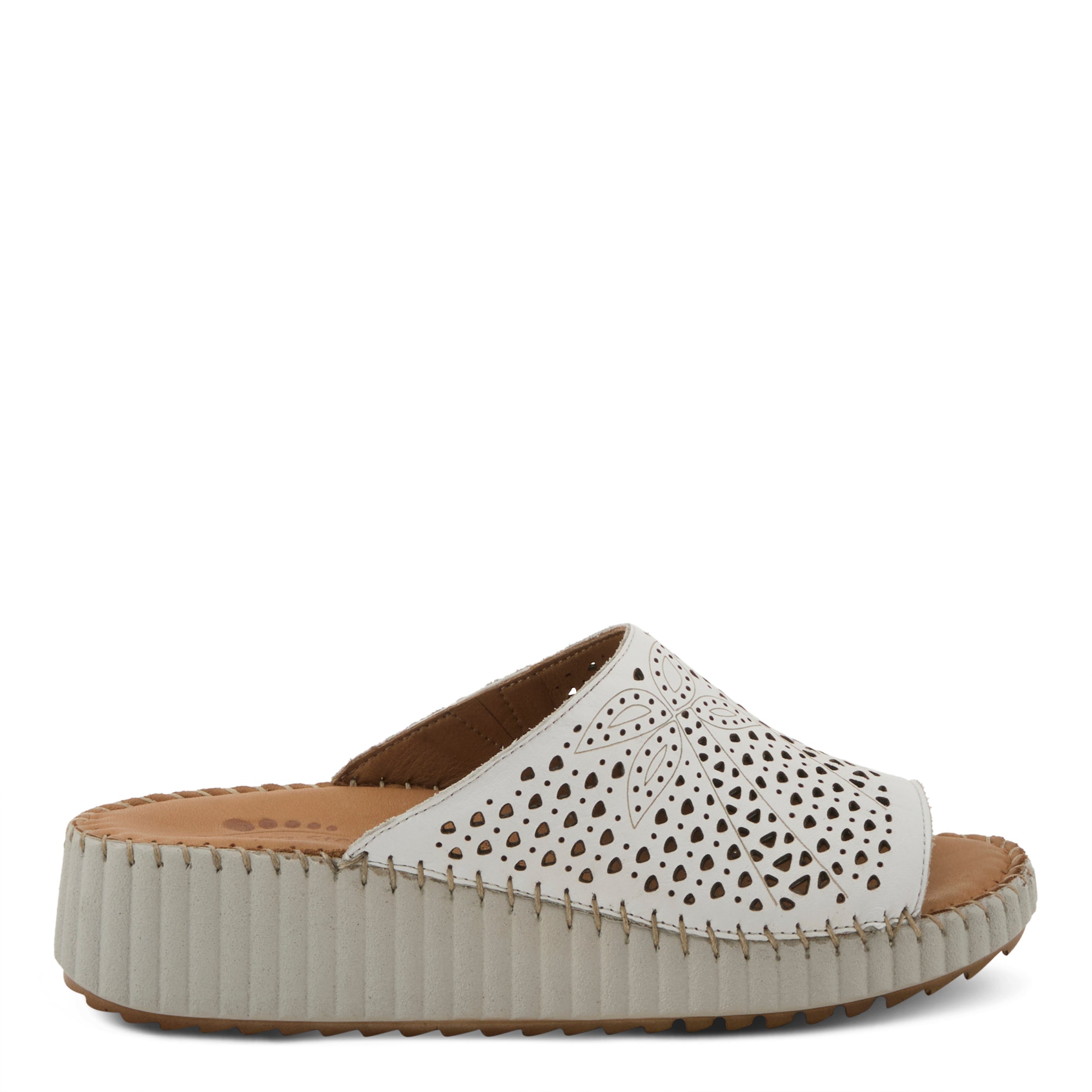 Spring Step SPRING STEP RHYDIAN SANDALS sandal in white with comfortable everyday design