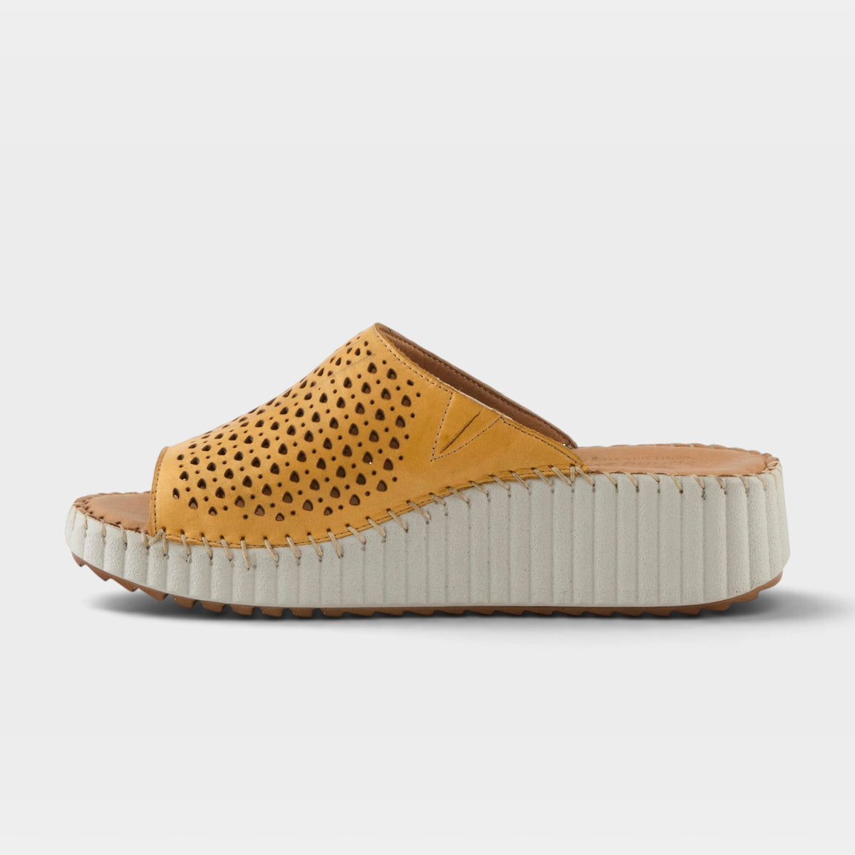 Spring Step Rhydian Yellow Casual Sandal