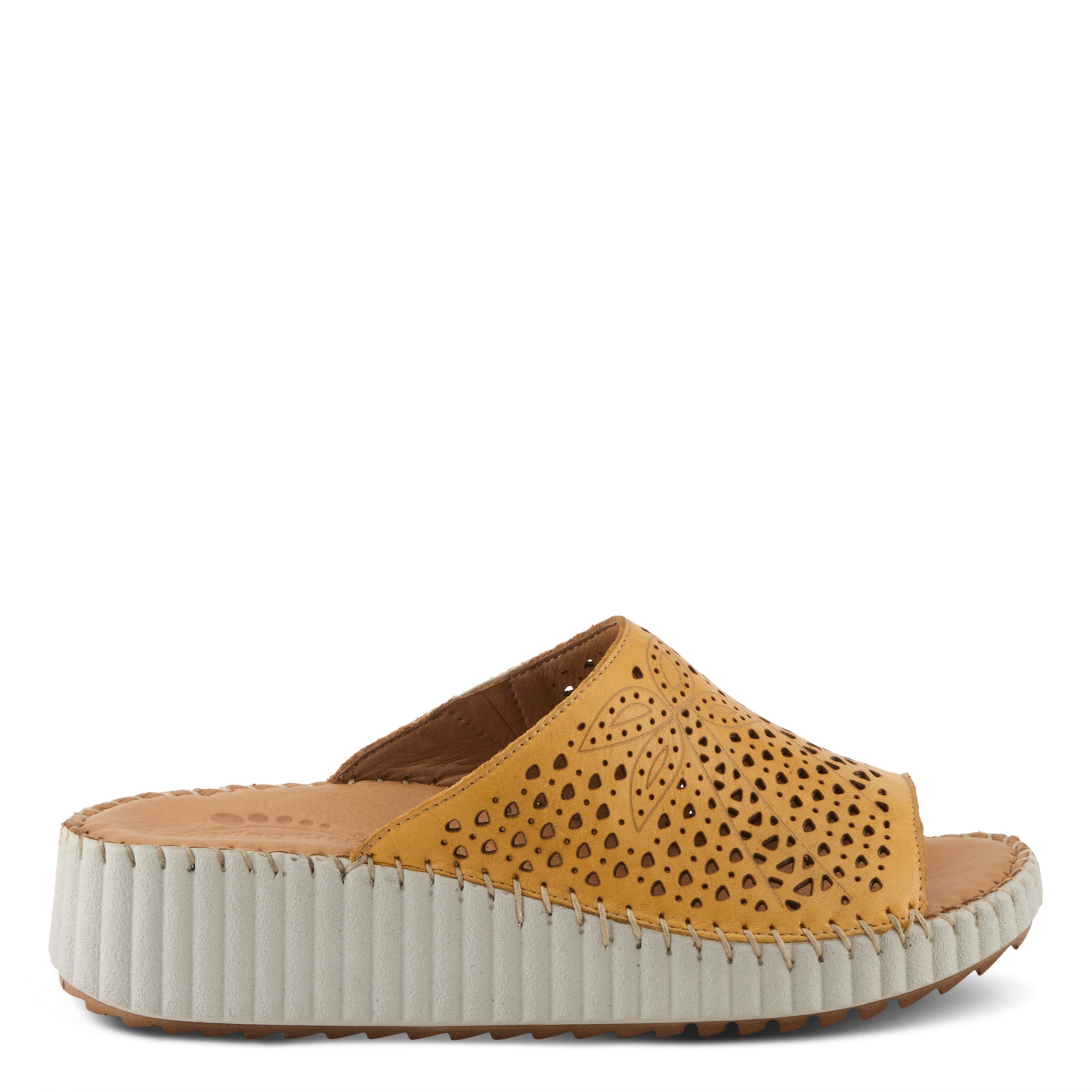 Spring Step SPRING STEP RHYDIAN SANDALS sandal in yellow with comfortable everyday design