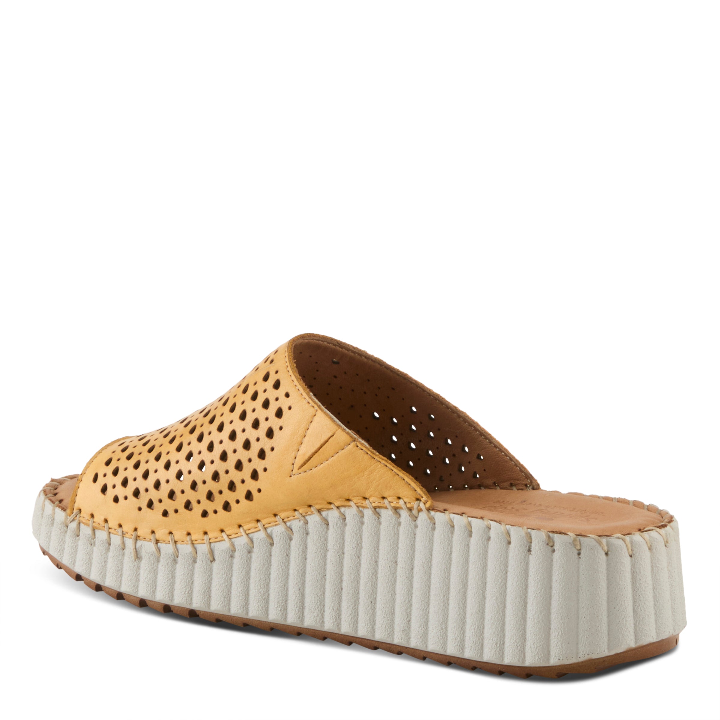 Spring Step SPRING STEP RHYDIAN SANDALS sandal in yellow with comfortable everyday design