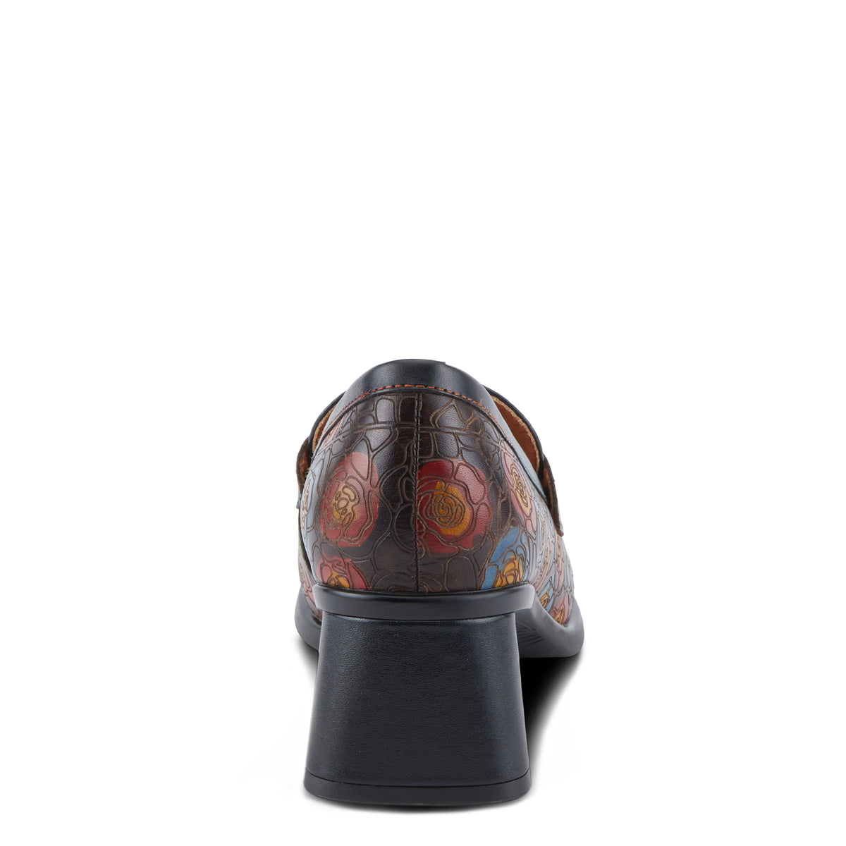 L'Artiste L'ARTISTE RIVOIRE SHOES shoe in navy multi with handcrafted leather design