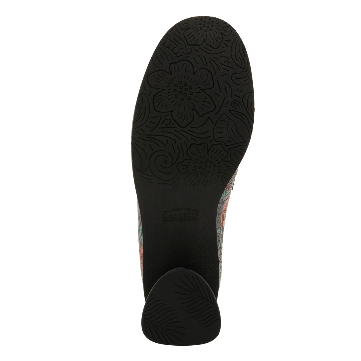 L'Artiste L'ARTISTE RIVOIRE SHOES shoe in black multi with handcrafted leather design