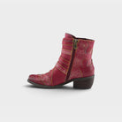 L'Artiste Rodeha boots in Bordeaux, side view