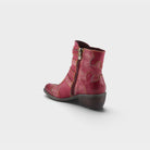 L'Artiste Rodeha boots in Bordeaux, alternate angle view