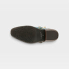 L'Artiste Rodeha boots in Teal, outsole view