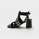 Azura Romantic Black Sandal