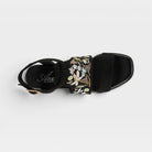 Azura Romantic Black Sandal