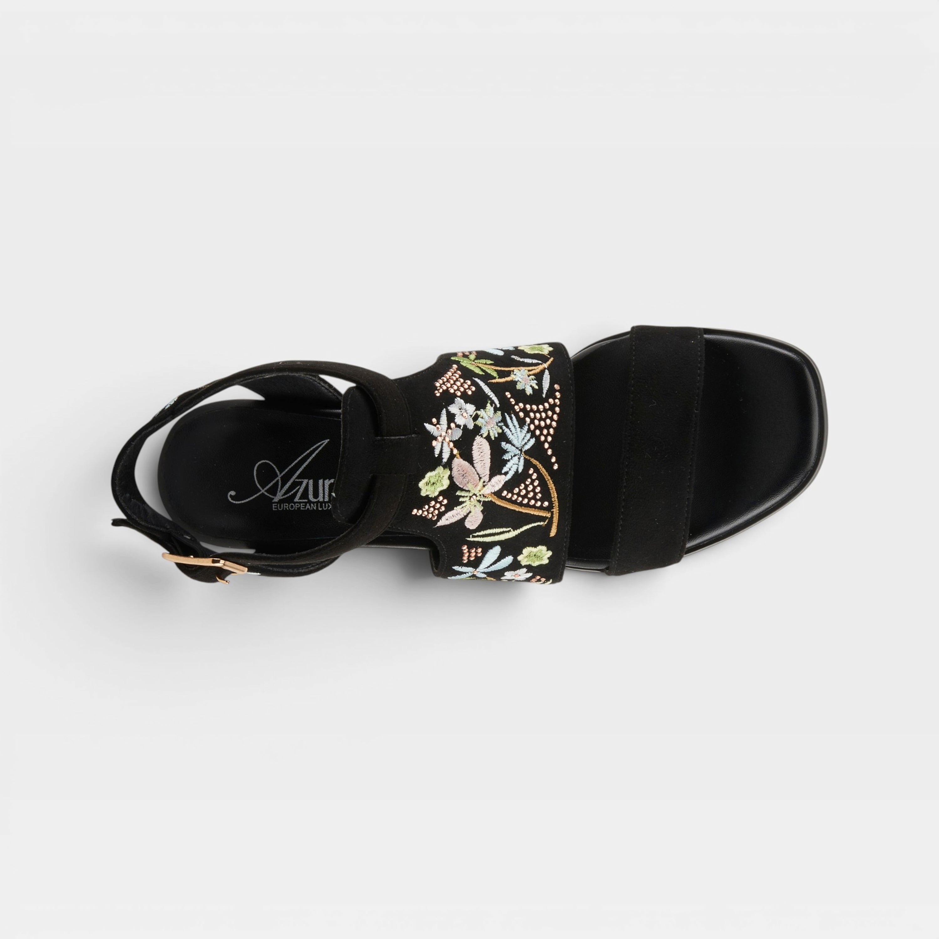 Azura Romantic Black Sandal