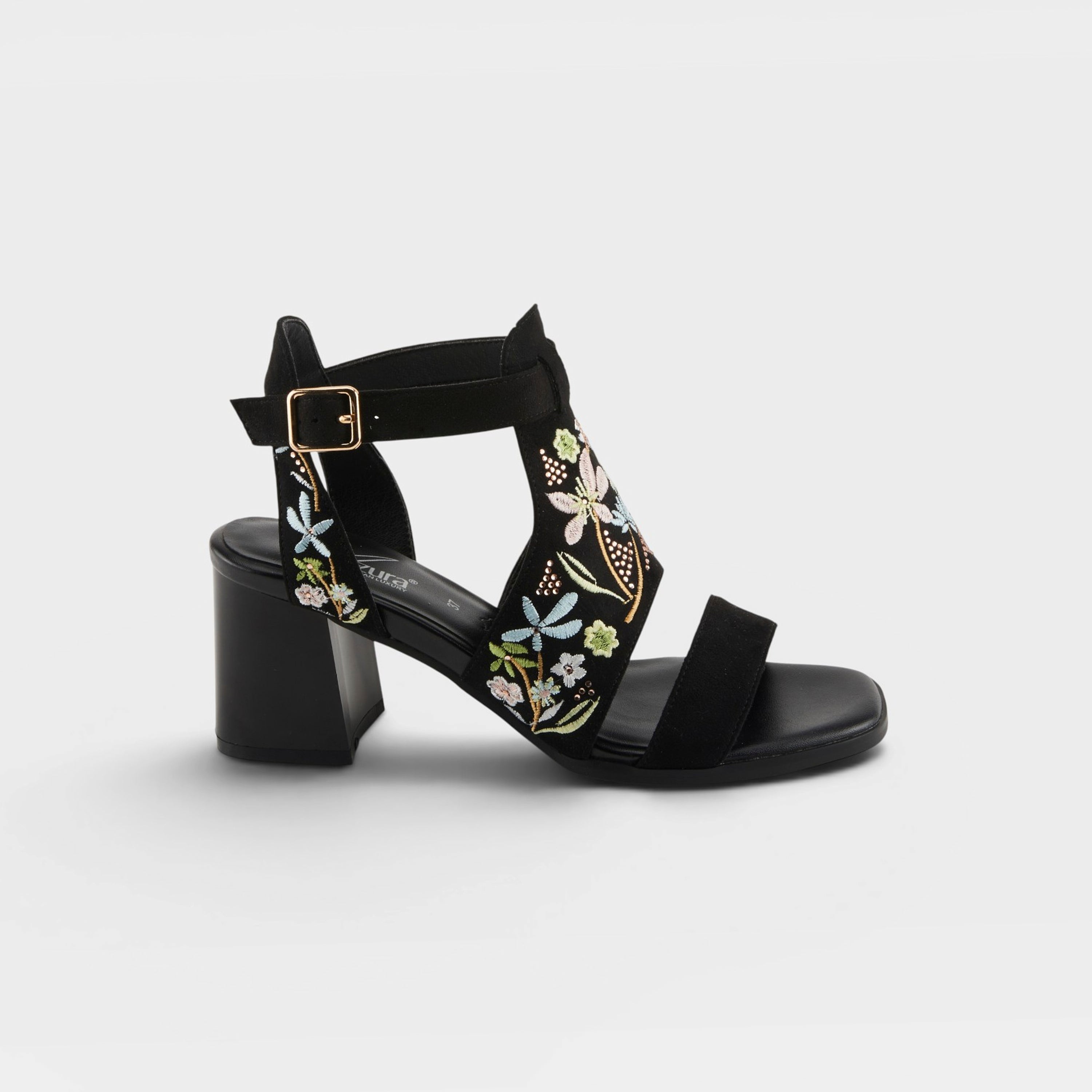 Azura Romantic Black Sandal