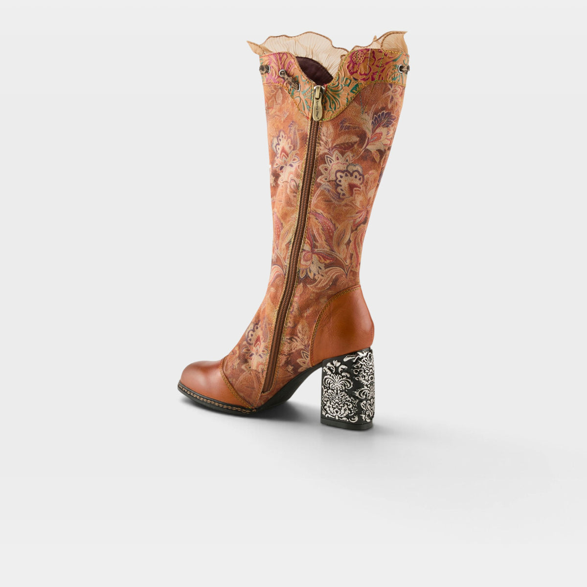 L'Artiste Rorria boots in Camel Multi, alternate angle view