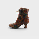 L'Artiste Roselia-Flow boots in Camel Multi, side view