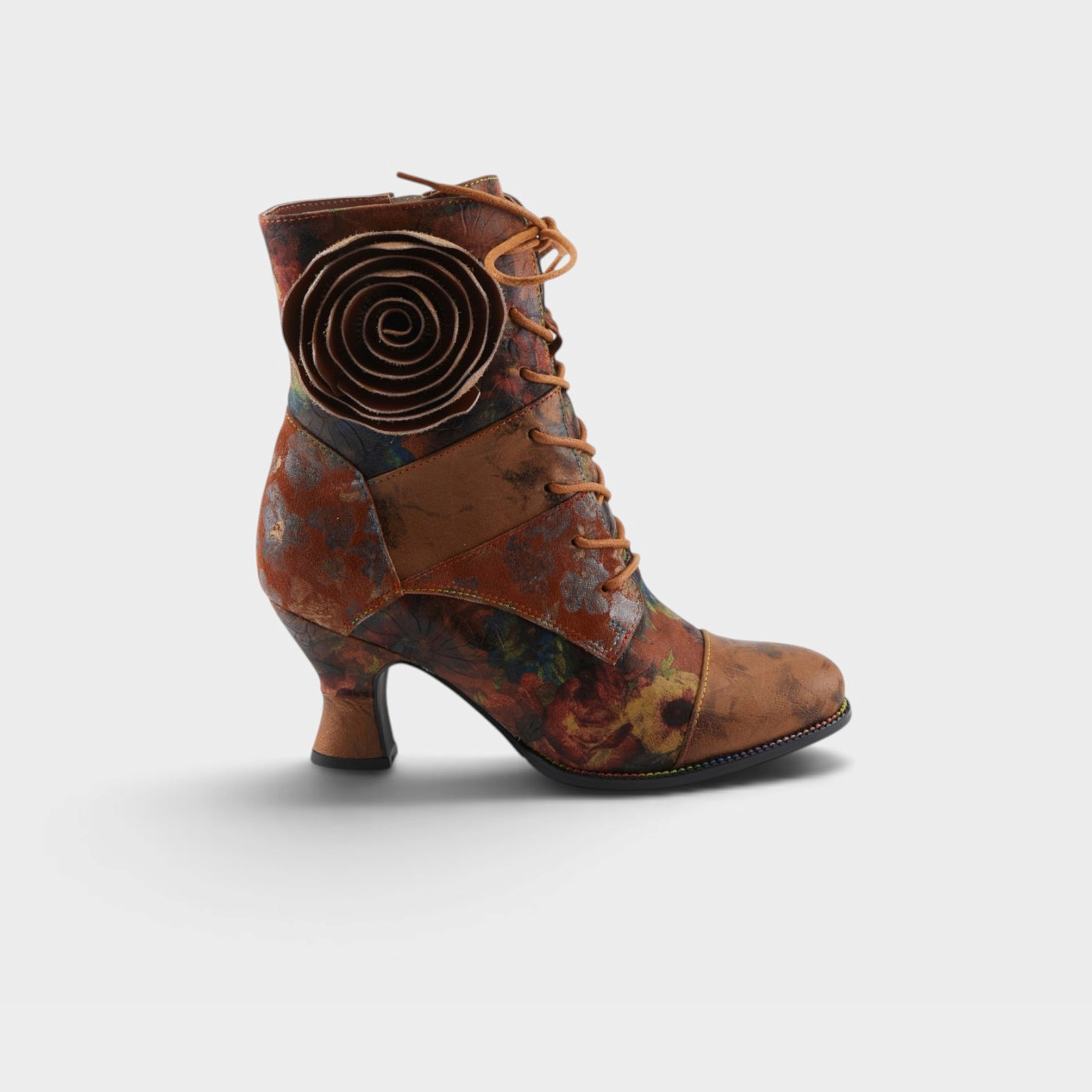 L'Artiste Roselia-Flow boots in Camel Multi, hero view