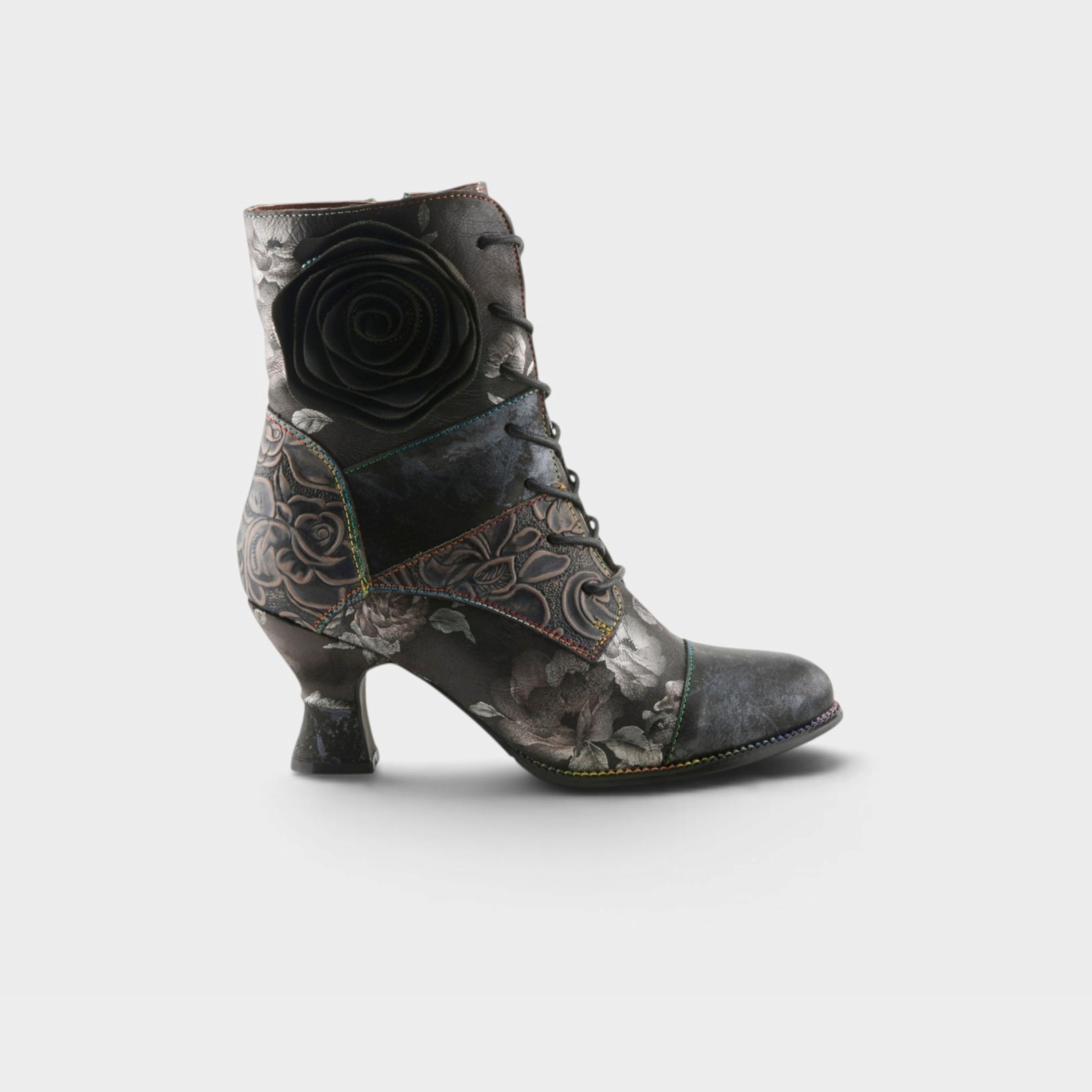 L'Artiste Roselia-Stunin boots in Black Multi, hero view