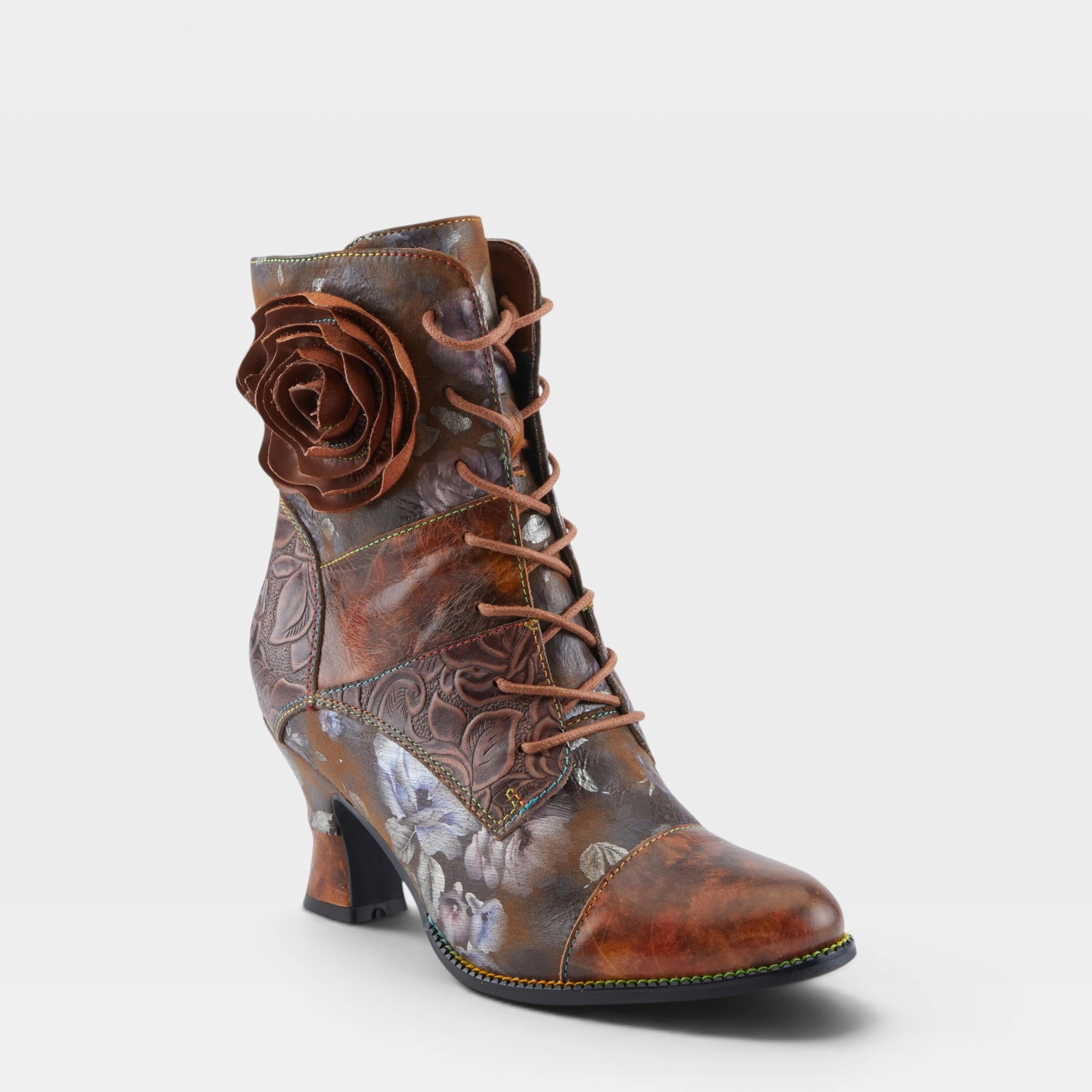 L'artiste Roselia-stunin Lace Up Booties – Spring Step Shoes