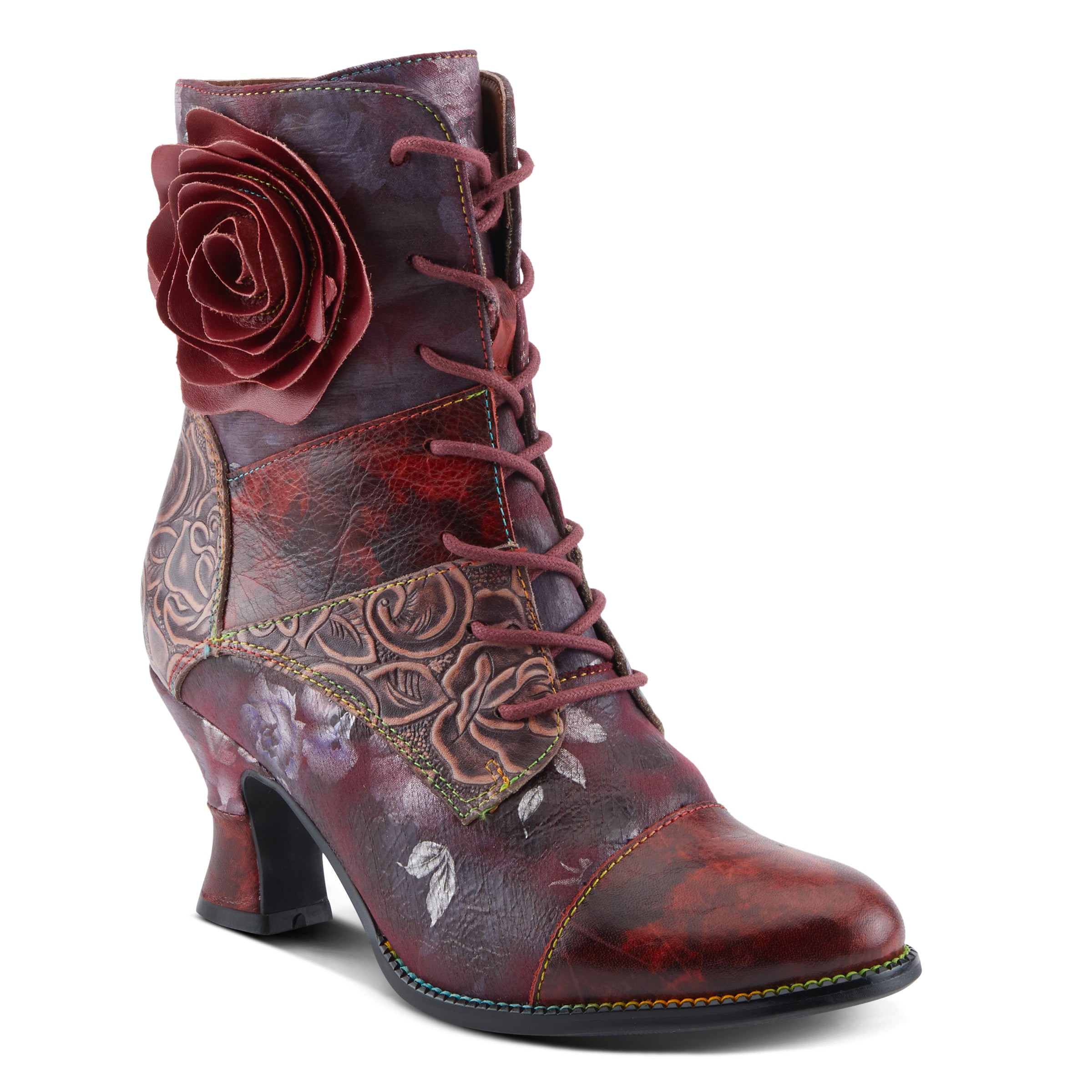 L'artiste Roselia-stunin Lace Up Booties – Spring Step Shoes