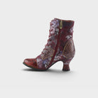 L'Artiste Roselia-Stunin boots in Bordeaux Multi, side view