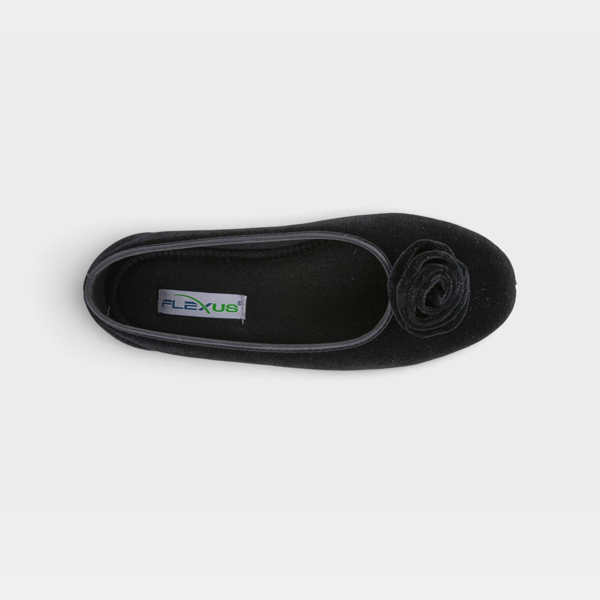 Flexus Roseloud Black Slipper