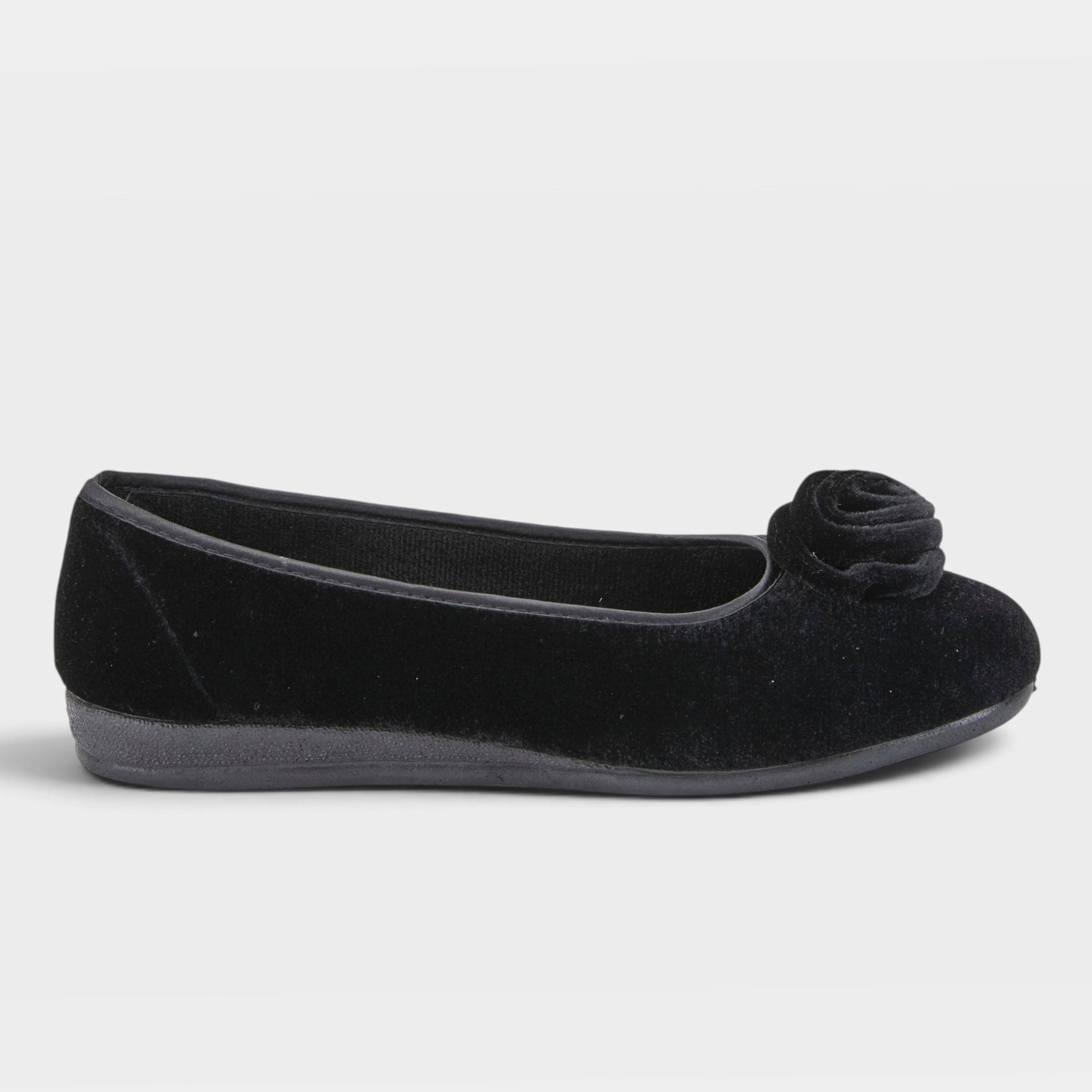 Flexus Roseloud Black Slipper