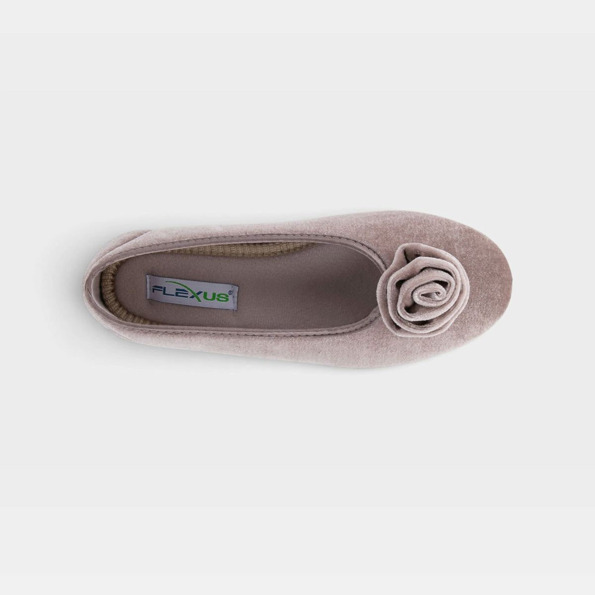 Flexus Roseloud Light Grey Slipper