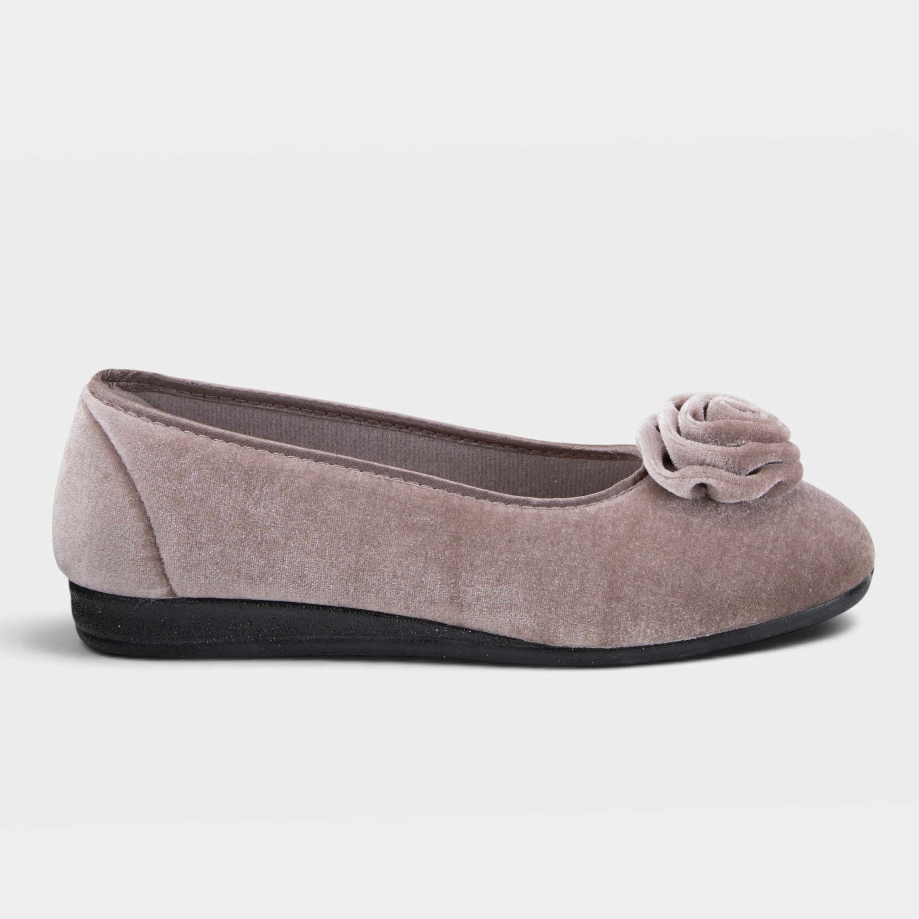 Flexus Roseloud Light Grey Slipper