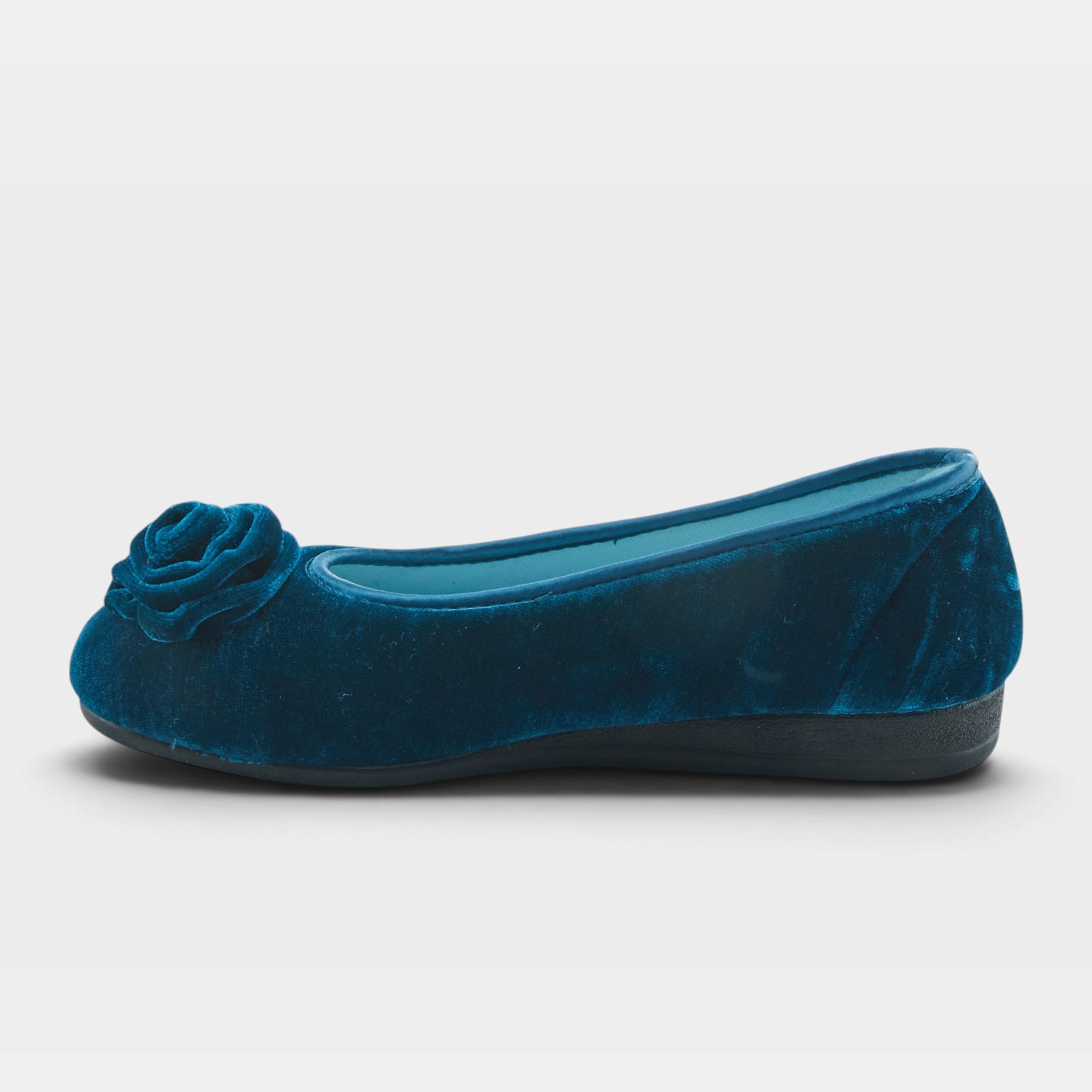 Flexus Roseloud Teal Slipper