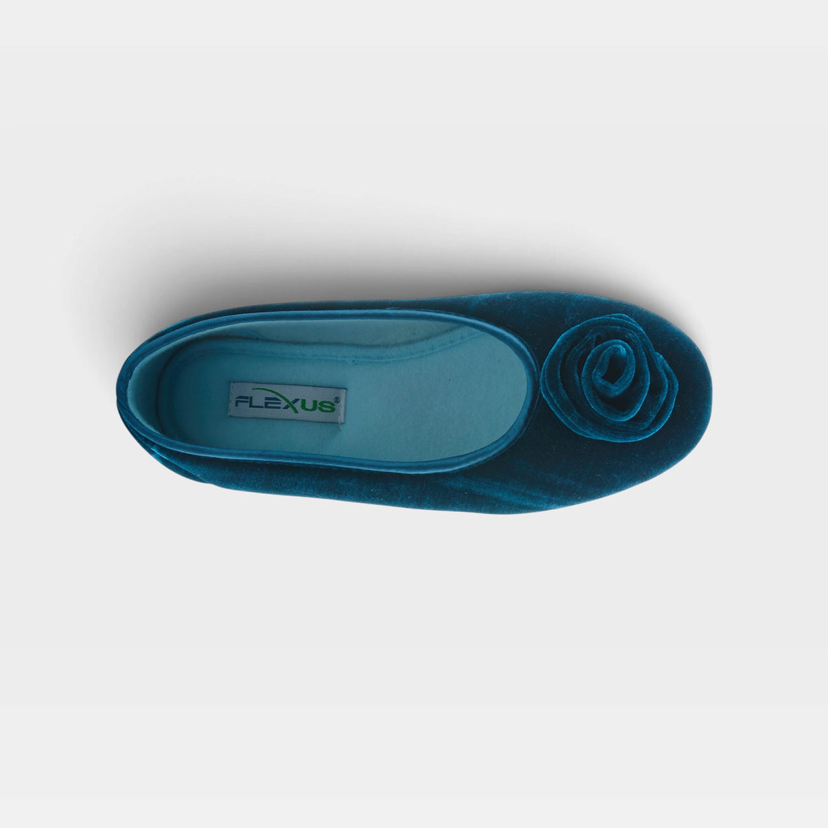 Flexus Roseloud Teal Slipper