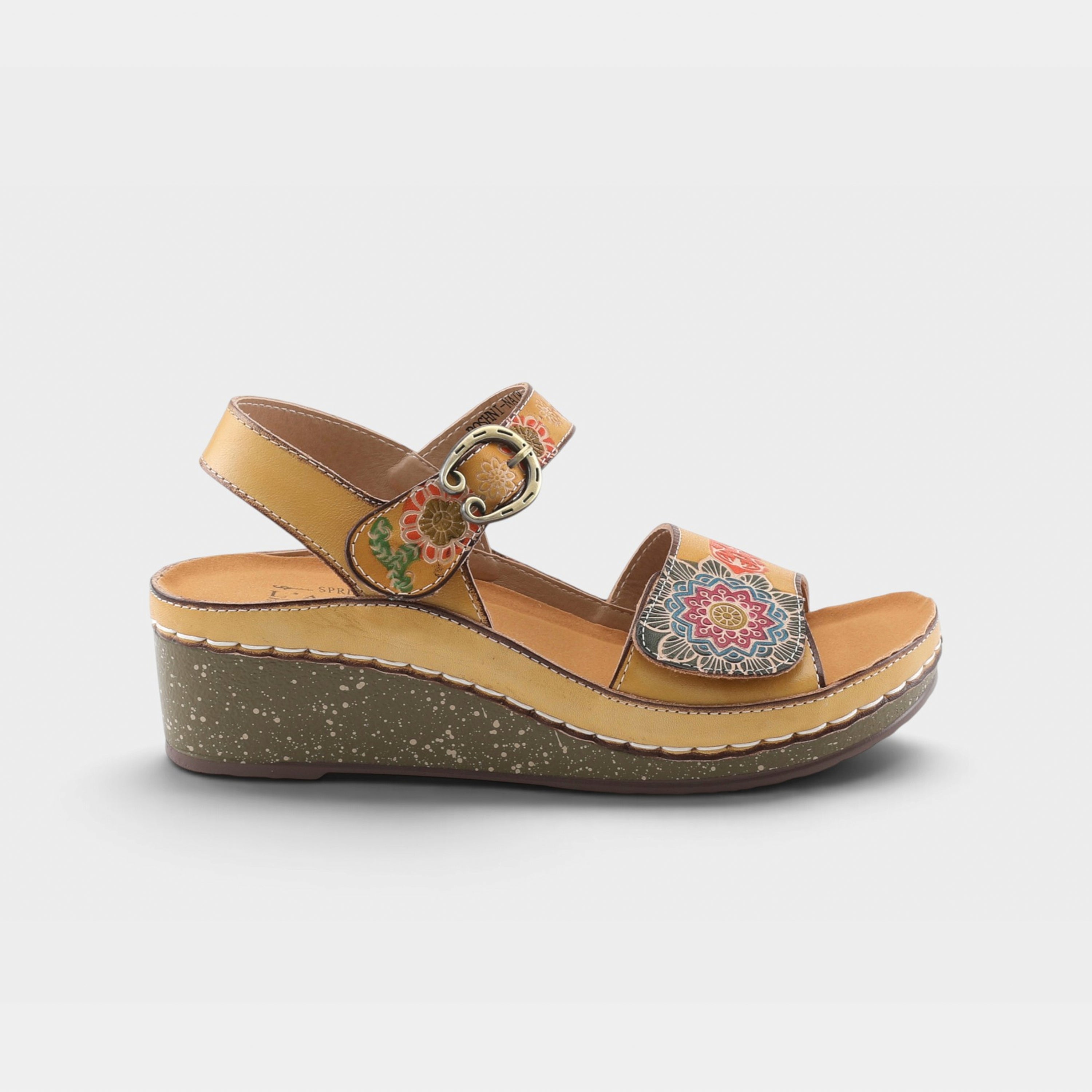 L'Artiste Roshni sandals in Natural Multi, hero view
