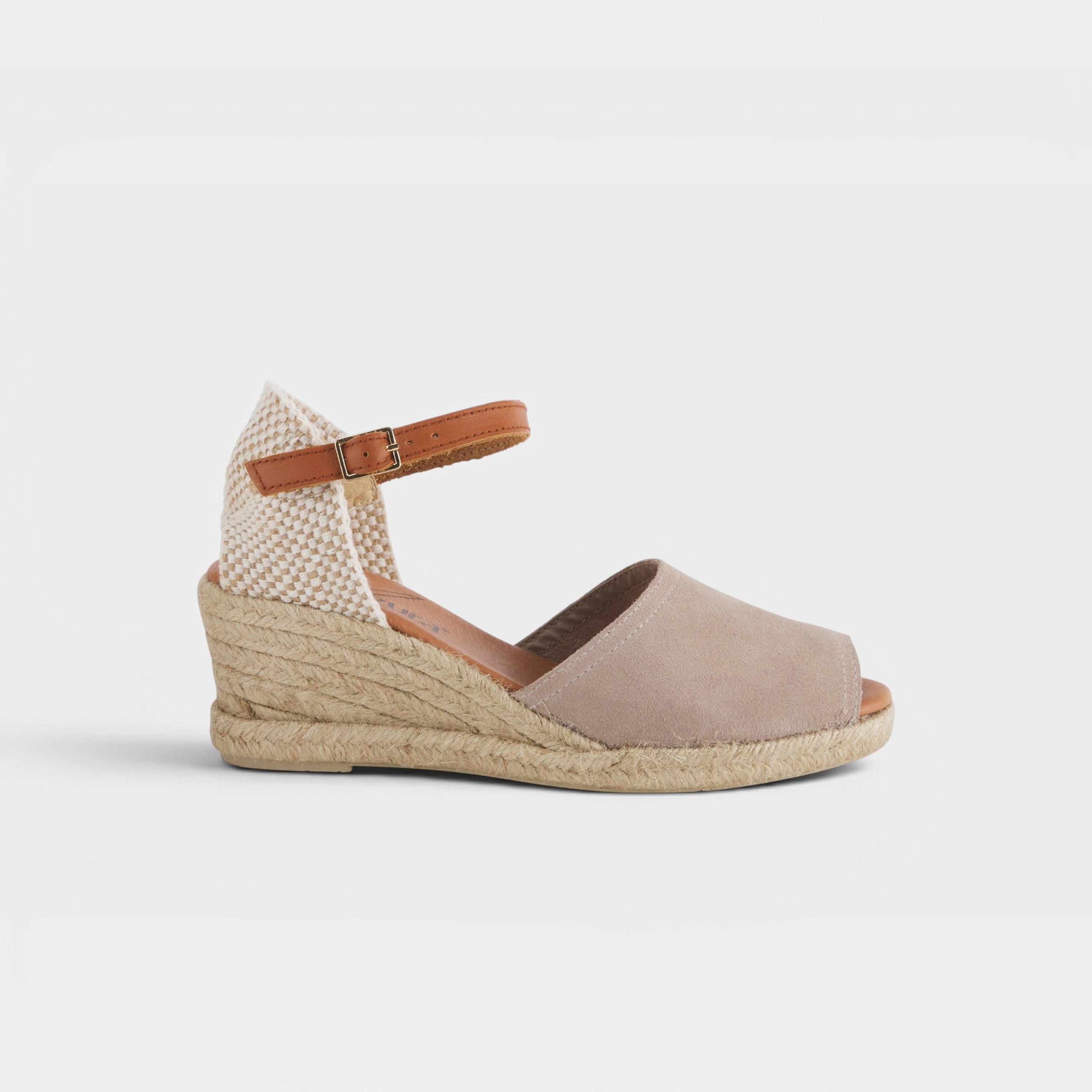 Azura Royalee Beige Suede Sandal