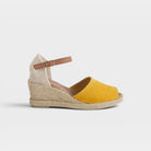 Azura Royalee Yellow Suede Sandal