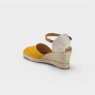 Azura Royalee Yellow Suede Sandal