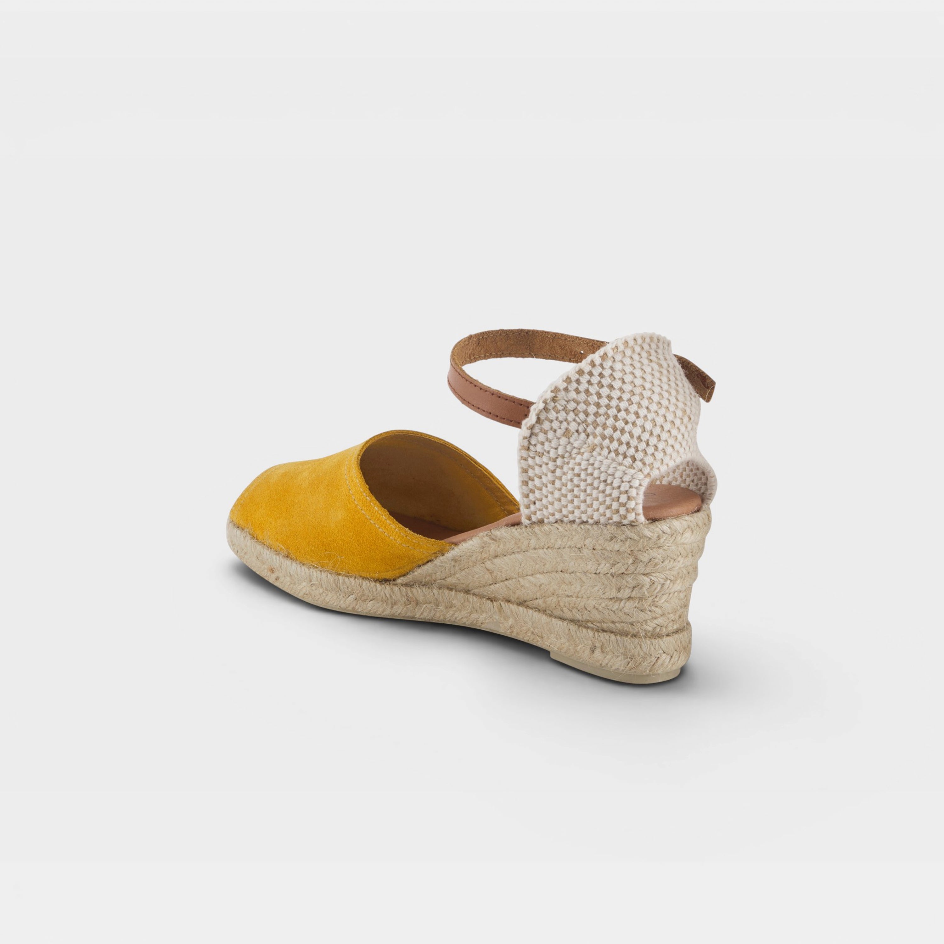 Azura Royalee Yellow Suede Sandal