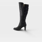 L'Artiste Rozena tall boot in Black Multi, side view