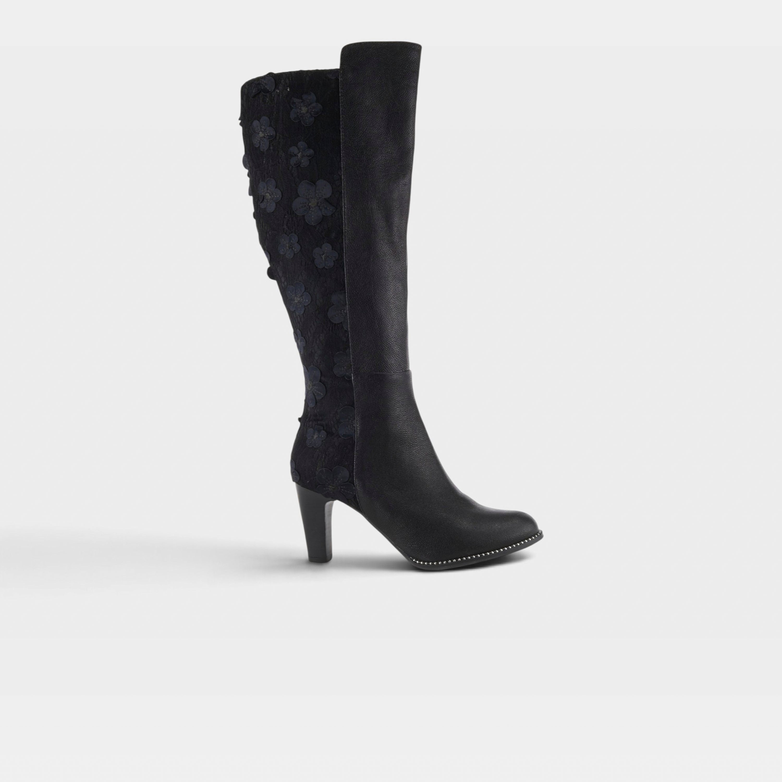 L'Artiste Rozena tall boot in Black Multi, hero view