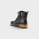 L'Artiste Rugup booties in Black Multi, alternate angle view